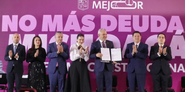 Con reforma constitucional, Michoacán ya no será rehén de la deuda pública: Bedolla