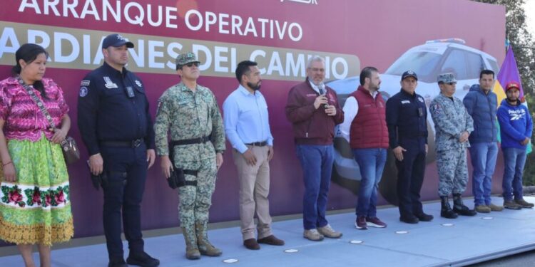 Pone en marcha Bedolla operativo “Guardianes del Camino” en la carretera Uruapan-Peribán