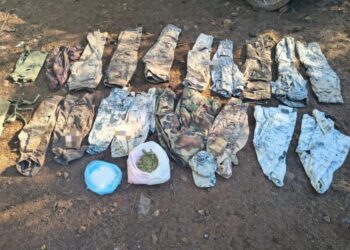 SSP inhabilita 2 campamentos ilícitos y asegura 2 vehículos en Salvador Escalante