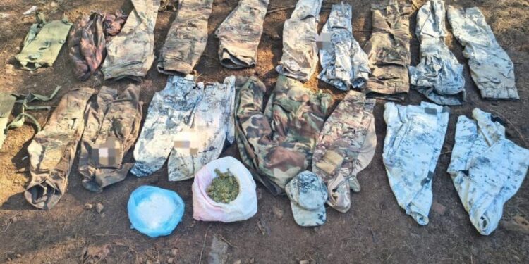 SSP inhabilita 2 campamentos ilícitos y asegura 2 vehículos en Salvador Escalante