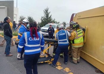 Brinda CRUM atención a lesionados tras accidente de camión en Morelia: SSM