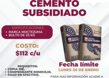 Vicente Gómez y el ayuntamiento de Madero unen esfuerzos para subsidiar cemento a la población