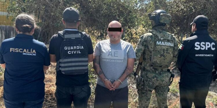 Con apoyo de SSP, detienen en Morelos a presunto responsable del homicidio de una familia de Morelia