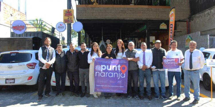 TaxiMich se suma a red de Puntos Naranja de Semmujeris en Morelia