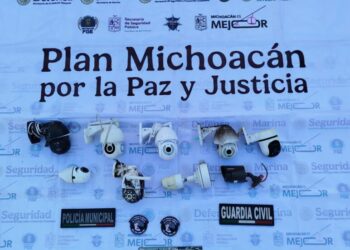Cámaras de vigilancia ilegales aseguradas en Jacona: SSP