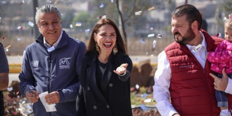 Michoacán se transforma con la ampliación de la Av. Amalia Solórzano: Nalleli Pedraza