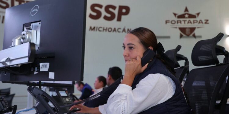 C5i Michoacán, una red de protección integral para las familias michoacanas: SSP