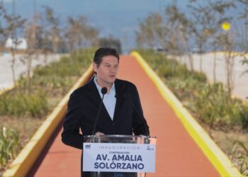 Alfonso Martínez inaugura ampliación de Avenida Amalia Solórzano; más de 300 mil beneficiados