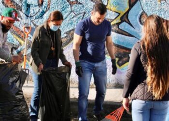 Impulsan Yankel Benítez y vecinos jornada de limpieza en colonia Francisco Xavier Clavijero