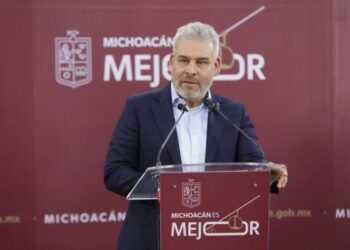 Retirado el 85% de los bloqueos carreteros en Michoacán: Bedolla