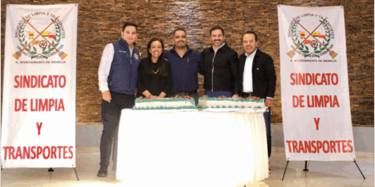 Yankel Benítez reconoce labor del Sindicato de Limpia y Transportes en su LXXXVIII aniversario