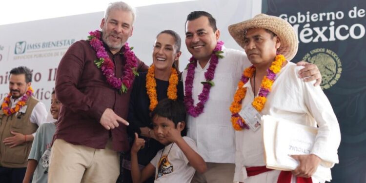 Visita de Sheinbaum impulsará programas sociales y el Plan Michoacán: Bedolla