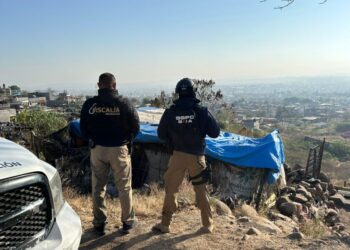 En cateo realizado en la colonia Ampliación Leandro Valle, en Morelia, Fiscalía General aseguró narcótico