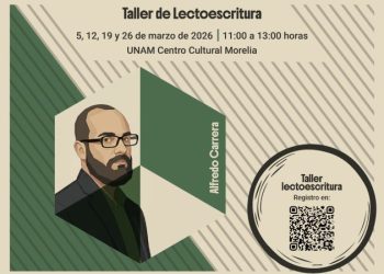 Invita SeCultura Morelia al Taller de Lectoescritura de novela juvenil