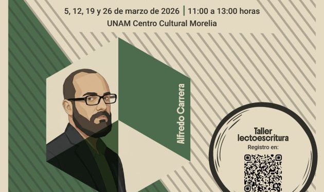 Invita SeCultura Morelia al Taller de Lectoescritura de novela juvenil