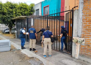 En cateo realizado en el fraccionamiento Villa Magna, rescata FGE a cinco ejemplares caninos víctimas de maltrato animal