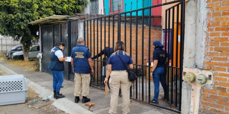 En cateo realizado en el fraccionamiento Villa Magna, rescata FGE a cinco ejemplares caninos víctimas de maltrato animal