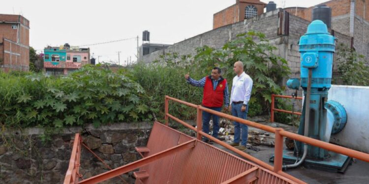 Adolfo Torres supervisa niveles de ríos y drenes ante lluvias en Morelia