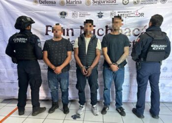Operativos en Uruapan dejan 5 detenidos por posesión de droga y armas de fuego: SSP