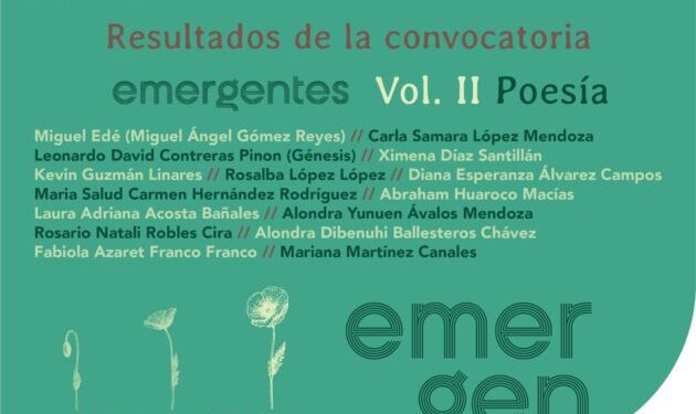 SeCultura Morelia anuncia resultados de convocatoria ‘Emergentes Vol. II Poesía’