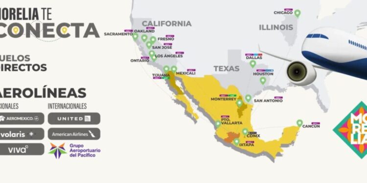 Aeropuerto de Morelia inicia 2026 como octavo mejor en llegada de pasajeros internacionales