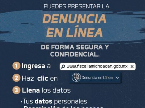 Torres Piña: Denuncia en Línea 2.0 ya concentra el 30% de las denuncias que recibe la FGE