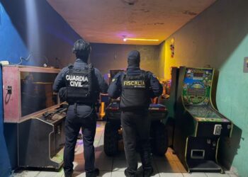 En operativo interinstitucional aseguran 98 máquinas tragamonedas en Lázaro Cárdenas