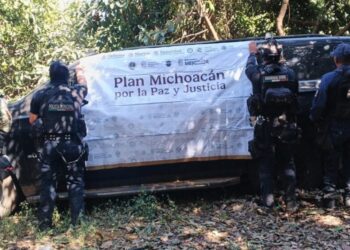 SSP y Defensa recuperan vehículo blindado con reporte de robo en Purépero