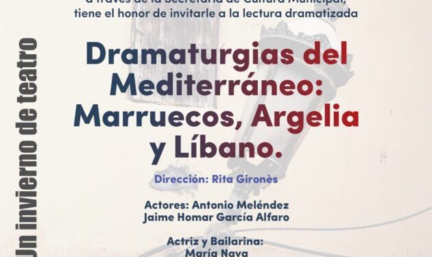 SeCultura Morelia invita a la lectura dramatizada “Dramaturgias del Mediterráneo”