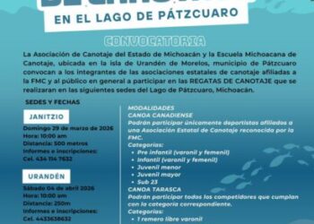 El lago de Pátzcuaro vibrará con las tradicionales regatas de canotaje