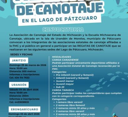 El lago de Pátzcuaro vibrará con las tradicionales regatas de canotaje