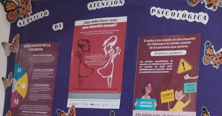 SSM brinda atención médica y psicológica a mujeres en situación de violencia
