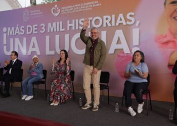 “No están solas”, alcanza Bedolla meta histórica de 3 mil mujeres apoyadas en su lucha contra el cáncer