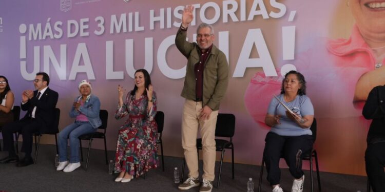 “No están solas”, alcanza Bedolla meta histórica de 3 mil mujeres apoyadas en su lucha contra el cáncer