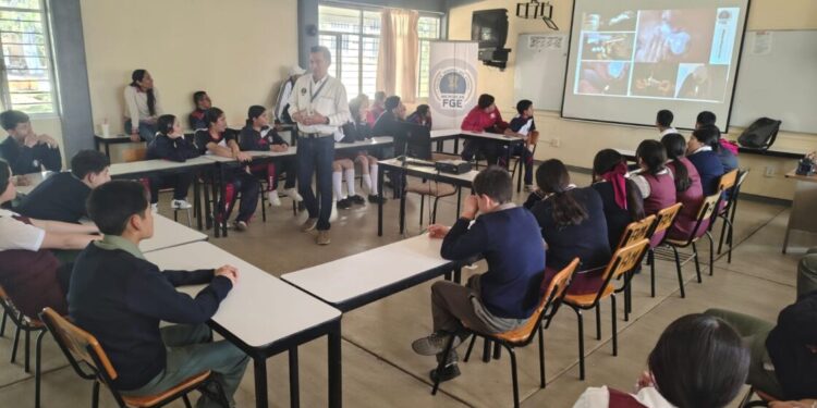 FGE fortalece acciones de prevención con capacitación sobre consumo de drogas en adolescentes