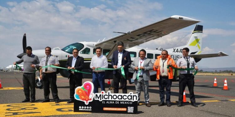 Michoacán despega con nueva ruta aérea AIFA-Morelia-Uruapan