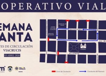 Gobierno del Morelia anuncia cortes viales por Viacrucis