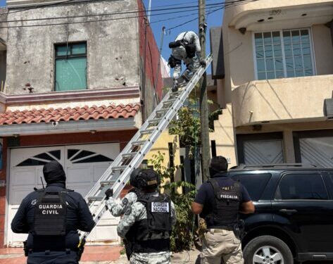 FGE desmantela red de vigilancia ilegal en Apatzingán; aseguran 11 cámaras “parásitas”