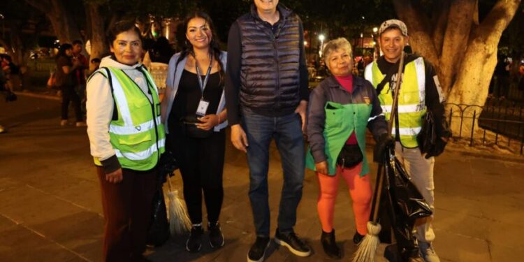 Reconoce Alfonso Martínez trabajo de equipo de limpia para que Morelia brille