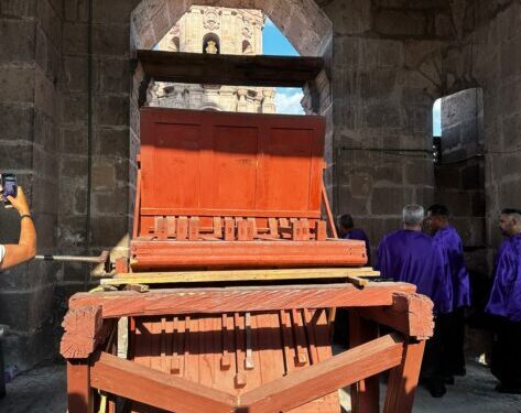 Michoacán alberga la única matraca monumental que sigue en funciones en todo México