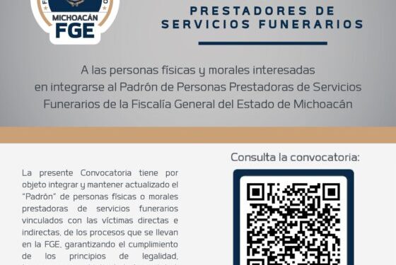 Carlos Torres Piña impulsa padrón de servicios funerarios para garantizar trato digno a víctimas