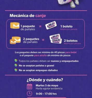 ¡A canjear boletos para “El Buki”! Bedolla anuncia dinámica de pañales por boletos para el concierto gratuito