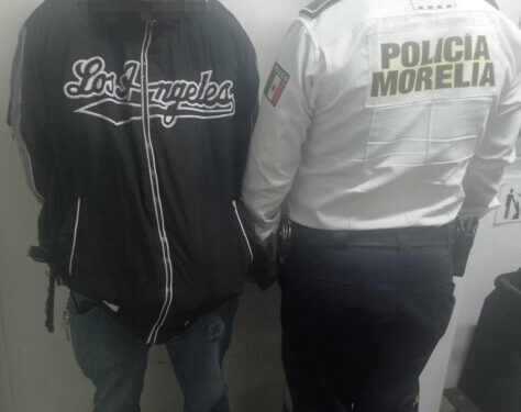 Detiene Policía Morelia a sujeto por portación de escopeta
