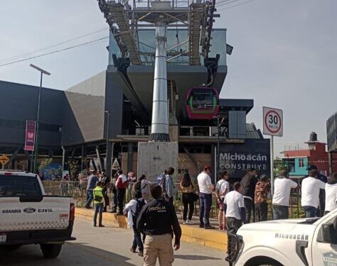 Participa FGE en operativo interinstitucional con motivo de la inauguración del teleférico en Uruapan