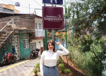 Senderos seguros del teleférico de Uruapan garantizan trayectos más dignos para todas