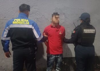Policía Morelia detiene a sujeto con orden de aprehensión por robo a OXXO