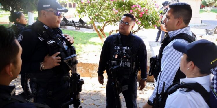 Guardia Nacional, Ejército Mexicano, Policía Morelia y Guardia Civil realizan operativo en Chucándiro