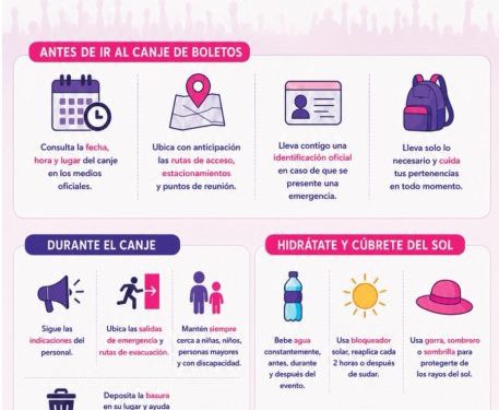 Sigue estas recomendaciones si vas a canjear boletos para el concierto de El Buki
