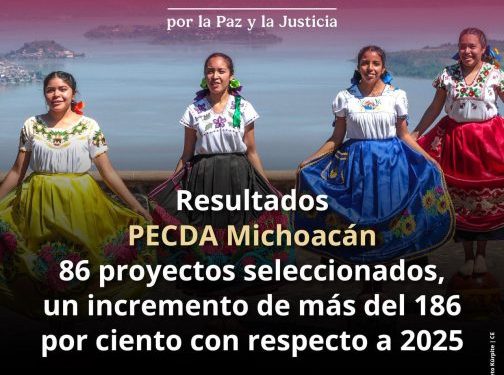 Con el  PECDA Michoacán 2026, se amplía el acceso a los apoyos a artistas  y gestores del Estado