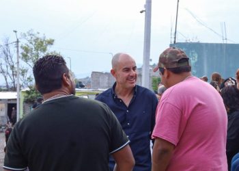 Adolfo Torres acuerda acciones conjuntas para mejorar drenaje en La Aldea